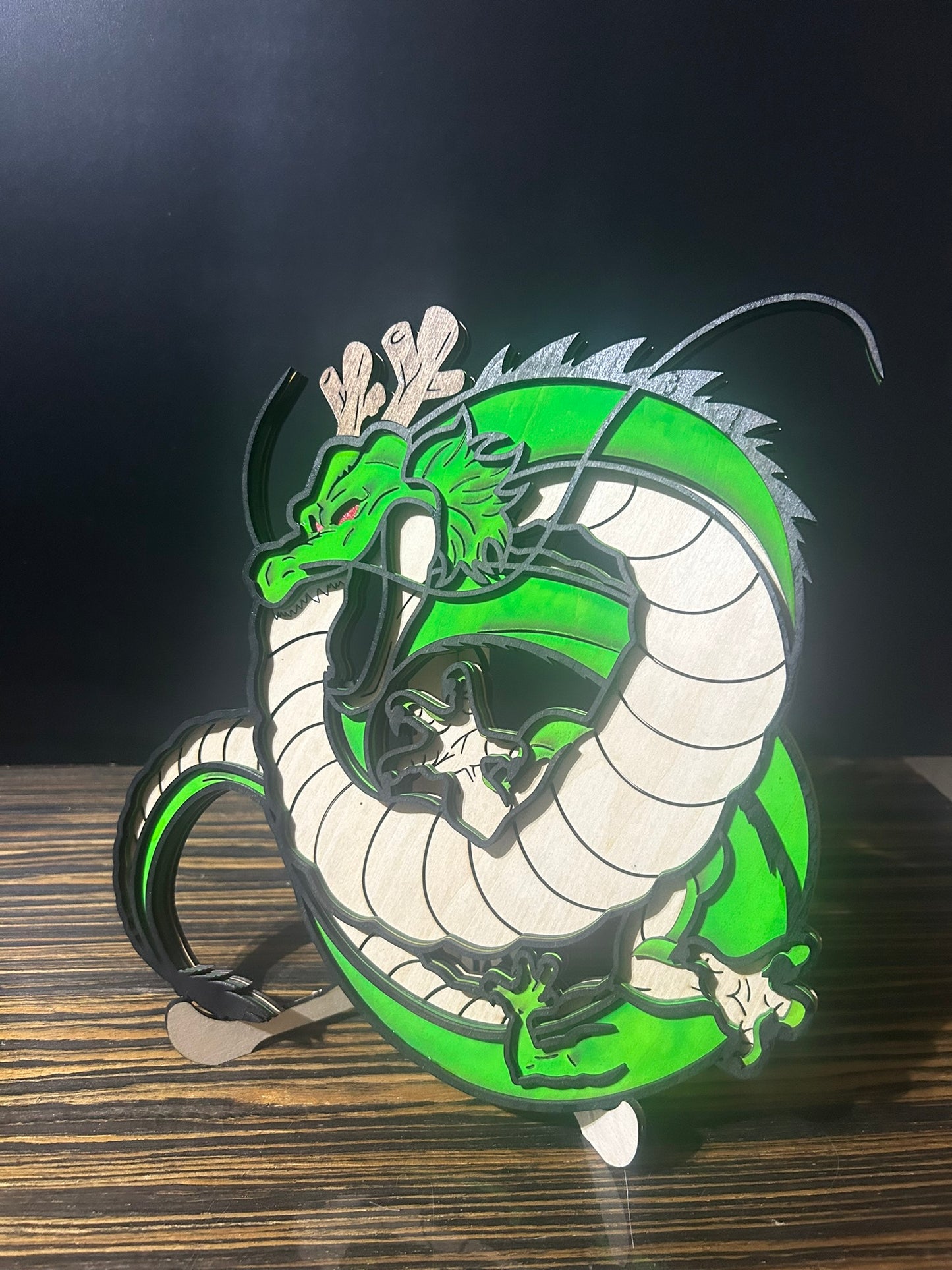 Wooden Shenron Sign